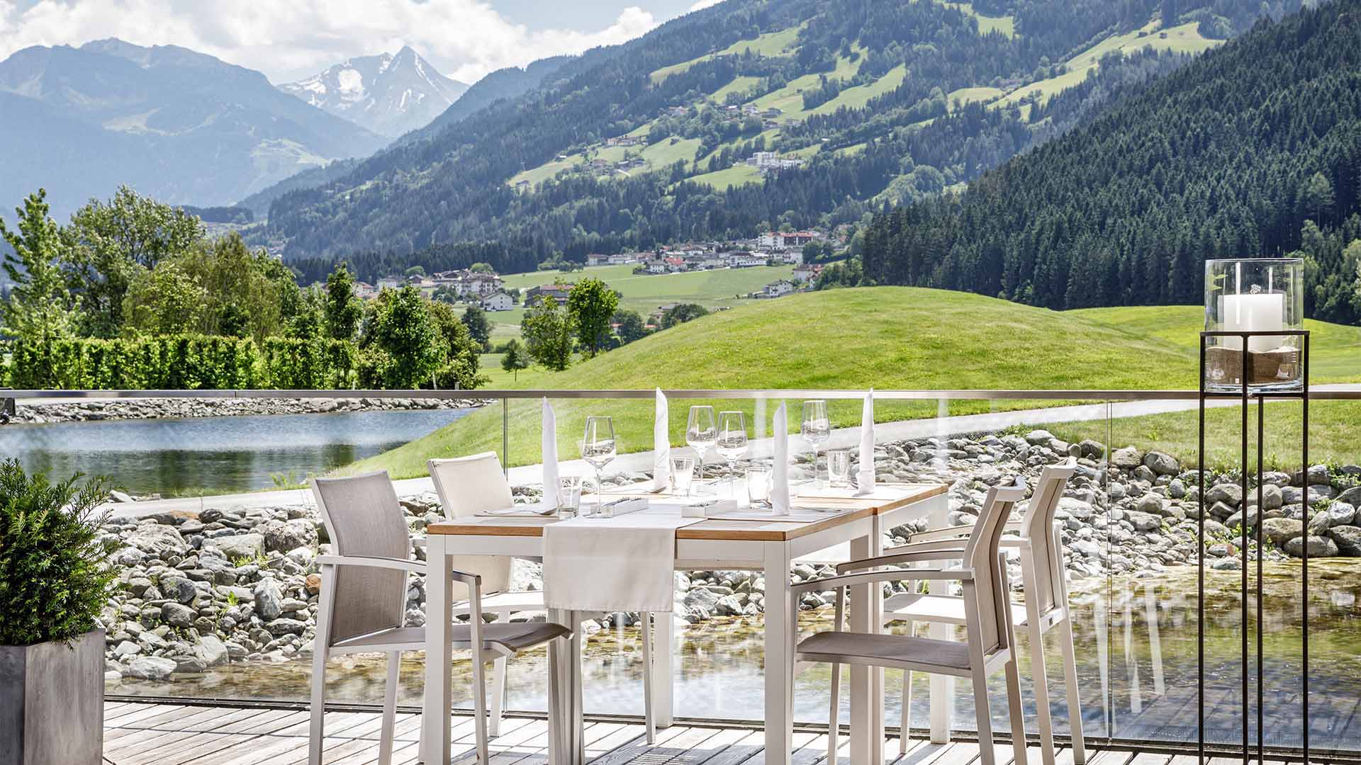 terrace-view-Sportresidenz Zillertal
