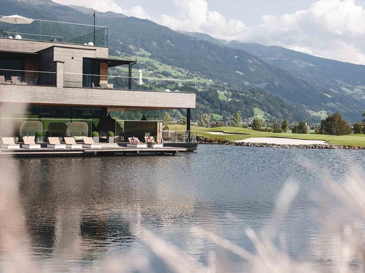 Naturbadeteich-Steg-4-Sportresidenz Zillertal